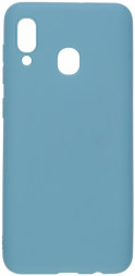 Накладка для Samsung Galaxy A30 Silicone cover морская волна