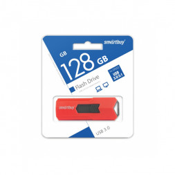 USB3.0 флеш накопитель Smartbuy 128GB Stream Red (SB128GBST-R3)