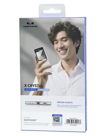  Накладка для Samsung Galaxy Z Flip 7 Keephone X-Crystal прозрачный