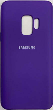 Накладка для Samsung Galaxy S9 Silicone cover фиолетовая