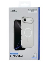 Накладка для i-Phone 17 Air Keephone X-Crystal MagSnap прозрачный