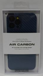 Накладка для i-Phone 12 Pro Max 6.7&quot; K-Doo Air Carbon пластик синяя