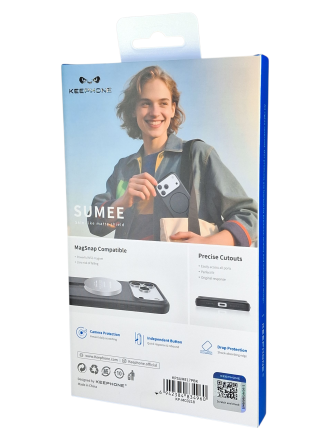  Накладка для i-Phone 17 Pro Keephone Sumee MagSnap черный
