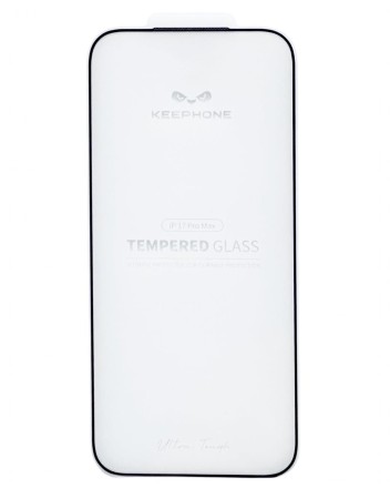  Защитное стекло i-Phone 17 Pro Max Keephone 3D Full Ultra HD прозрачное