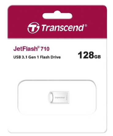  3.1 USB флеш накопитель Transcend 128GB JetFlash 710 серебристый
