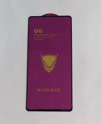 Защитное стекло для Samsung Galaxy A72 OG Purple черное