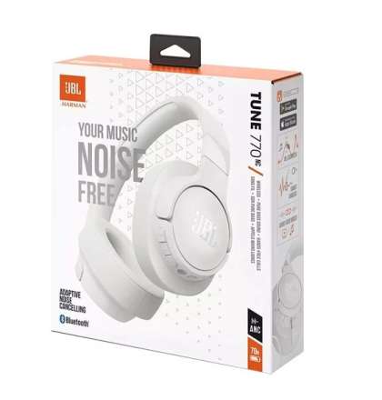 Стереонаушники Bluetooth Полноразмерные JBL T770NC BT5.3/690mAh/70ч белые