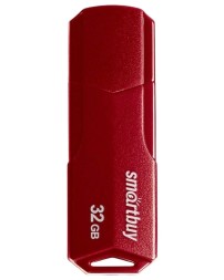 USB флеш накопитель Smartbuy 32GB Clue Burgundy (SB32GBCLU-BG)