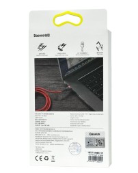 Кабель-зарядка Type-C на Type-C Baseus Cafule series 2м (CATKLF-H09) красный