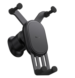 Держатель в автомобиль в воздуховод Baseus Stable Gravitational 15W (SUWX030001) черный