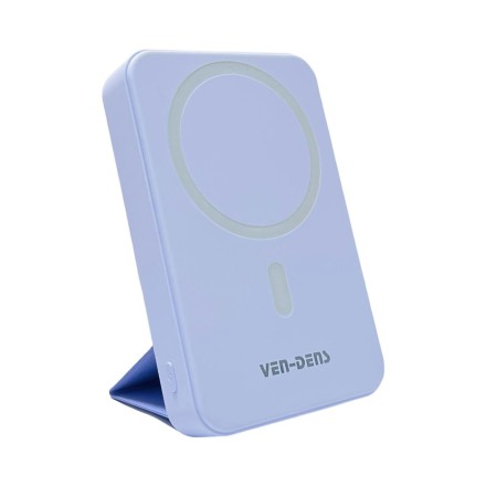  Powerbank магнитный с MagSafe Ven-Dens PB031 10000mAh USB-C 15W фиолетовый