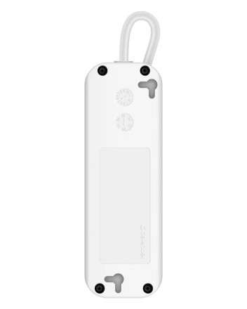  Сетевой фильтр Defender E318, 10А, 2200 Вт, 3 розетки, длина 1,8 м, белый