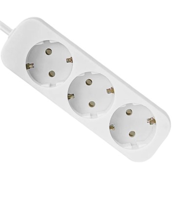  Сетевой фильтр Defender E318, 10А, 2200 Вт, 3 розетки, длина 1,8 м, белый