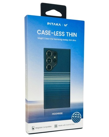  Накладка для Samsung Galaxy S24 Ultra Pitaka Magez Case 4 лунный рис(Moonrise)