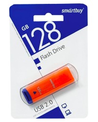 USB флеш накопитель Smartbuy 128GB Easy SB128GBEO оранжевый