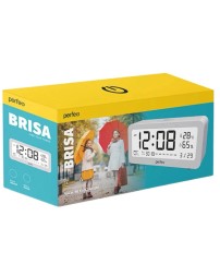 Часы-метеостанция Perfeo Brisa (PF-S8827) белые