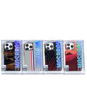  Накладка для i-Phone 15 Pro Max Mosbros Carbon Magsafe пластик в ассортименте