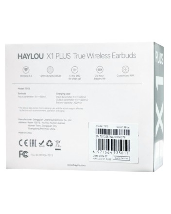  Беспроводные наушники Haylou X1 Plus (T013) синие