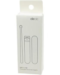 Набор для маникюра Xiaomi Clicclic 3 in 1 Nail Clippers Set CTT001CN/QWZJD001 серебристый