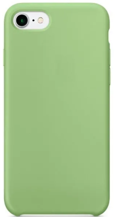  Чехол-накладка i-Phone 7/8 Silicone icase №01 светло-болотная