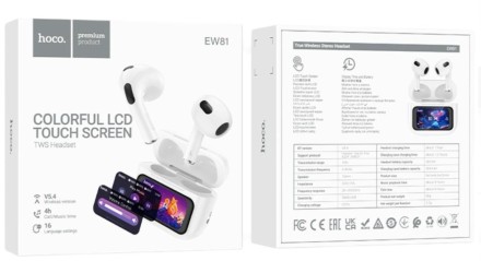  Беспроводные наушники TWS Hoco EW81 белые