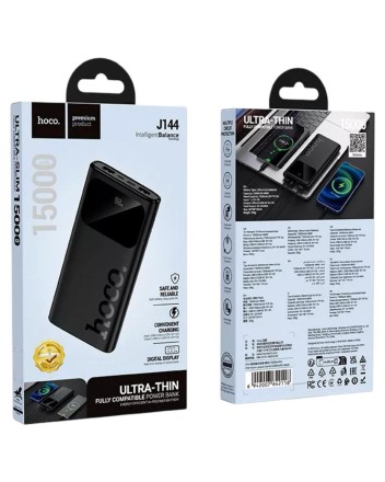  Powerbank Hoco J144 15000mAh 2USB/1C черный