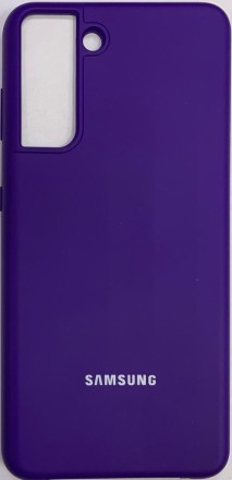 Накладка для Samsung Galaxy S21/S30 Silicone cover фиолетовая