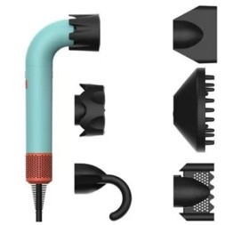 Фен для волос Beheart Hair Dryer X11 Pro EU (6 насадок) бирюзовый