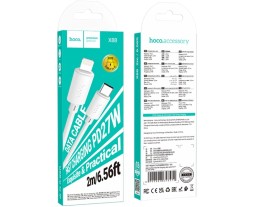 Usb Кабель-зарядка Type-C на Lightning Hoco X88 3A 27W 2м белый