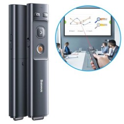 Лазерная указка Baseus Orange Wireless Presenter ACFYB-B0G Grey