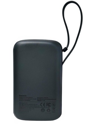  Powerbank Baseus Qpow Pro Digital Display 10000mAh 20W 1USB/1C/кабель Lightning (PPQD020001) черный