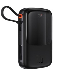 Powerbank Baseus Qpow Pro Digital Display 10000mAh 20W 1USB/1C/кабель Lightning (PPQD020001) черный