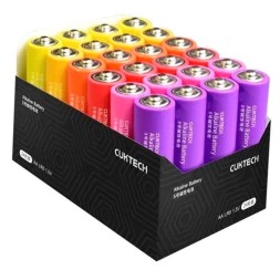 Батарейки CUKTECH AA 24 шт цветные