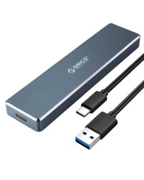 Внешний корпус для M2 NVMe/NGFF (SATA) Orico PVM2F-C3 USB-C3.1 серебристый