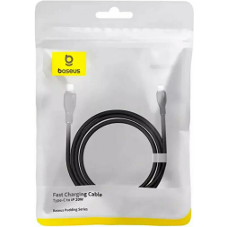 Кабель-зарядка Type-C на Lightning Baseus Pudding Series 20W 1.2м (P10355701111-00) черный