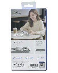 Накладка для i-Phone 17 Pro Max Keephone Magico MagSnap серый