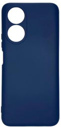 Накладка для Huawei Honor X7 Silicone cover без логотипа темно-синяя