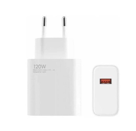  Сетевое зарядное устройство Xiaomi MI 1USB 120W MDY-13-EE тех.пак белое