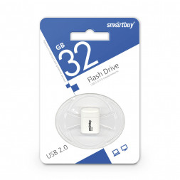 USB флеш накопитель Smartbuy 32GB LARA White (SB32GBLARA-W)