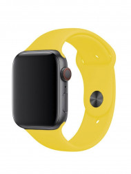 Сменный браслет силиконовая для Apple Watch 42mm желтый