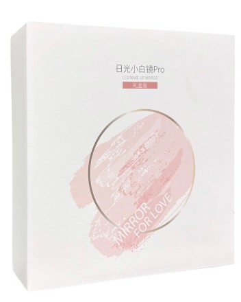  Зеркало для макияжа Doco Daylight Small Mojito Mirror Pro M002 розовое