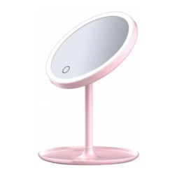 Зеркало для макияжа Doco Daylight Small Mojito Mirror Pro M002 розовое