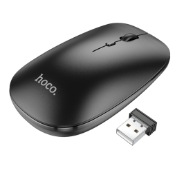 Мышь беспроводная Hoco GM15 BT5.0/DPI 800-1200-1600/2 кнопки черная