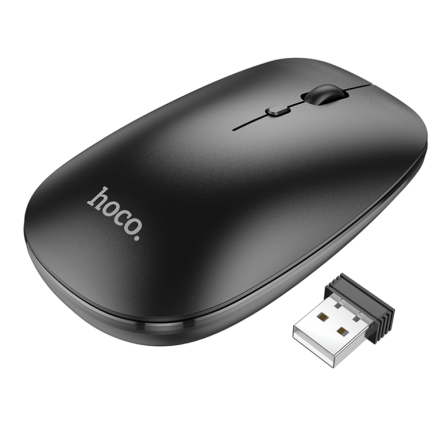  Мышь беспроводная Hoco GM15 BT5.0/DPI 800-1200-1600/2 кнопки черная