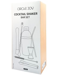 Коктейльный набор Circle Joy Coktail Shaker Bar Set 7 in 1 CJ-CSB01