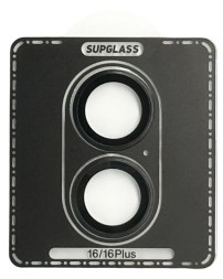 Защитное стекло для задней камеры Supglass XC-31 iPhone 16/16 Plus 2pcs черное