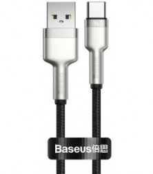 Usb Кабель-зарядка TYPE-C Baseus Cafule Series Metal Data Cable 40W 25см (CATJK-01) черный