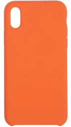 Чехол-накладка i-Phone X/XS Silicone icase №13 оранжевая
