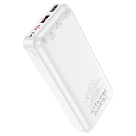  Powerbank Hoco J101A 20000mAh 2USB/1USB-C 18W/20W белый