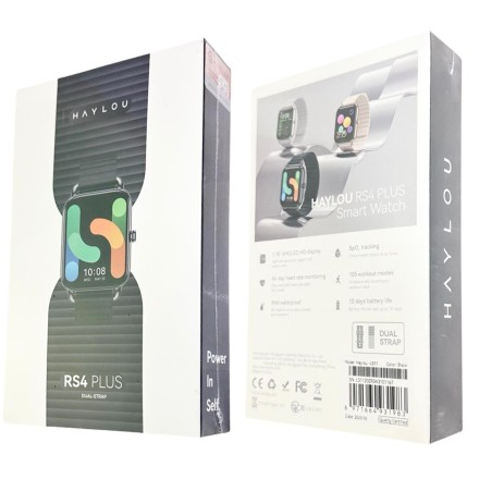  Умные часы Haylou RS4 PLUS LS11 не на магнитной застежке черные